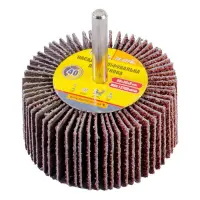 Круг шлифовальный MasterTool 08-2274 лепестковый зерно 40 60х30мм со стержнем 6мм                   
