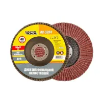 Диск шліфувальний  пелюстковий конусний Mastertool 08-3204 Т29 зерно 40 125x22мм                    