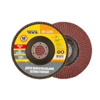 Диск шліфувальний  пелюстковий конусний Mastertool 08-3206 Т29 зерно 60 125x22мм                    