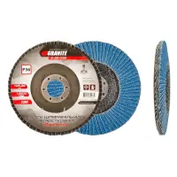 Диск шліфувальний пелюстковий конусний Mastertool 8-32-036 Zirconia Т29 зерно 36 125x22мм