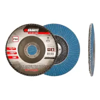 Диск шліфувальний пелюстковий конусний Mastertool 8-32-080 Zirconia Т29 зерно 80 125x22мм