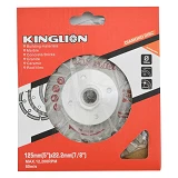 Диск алмазный турбо-сегмент с гайкой Kinglion 125х22.2х1.3мм