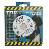 Диск алмазный Ceramic TDV 125x2.6x10мм                                                              