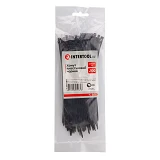 Кабельная стяжка INTERTOOL TC-2516 защелкивающаяся нейлоновая 2.5x150мм 100шт черный                