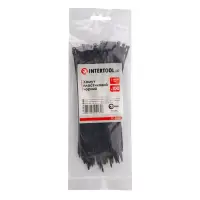 Кабельная стяжка INTERTOOL TC-2516 защелкивающаяся нейлоновая 2.5x150мм 100шт черный                