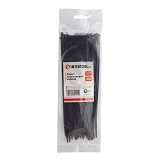 Кабельная стяжка INTERTOOL TC-2521 защелкивающаяся нейлоновая 2.5x200мм 100шт черный
