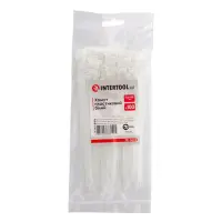 Кабельная стяжка INTERTOOL TC-3615 защелкивающаяся нейлоновая 3.6x150мм 100ш белый                  