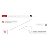 Кабельная стяжка INTERTOOL TC-3615 защелкивающаяся нейлоновая 3.6x150мм 100ш белый                  