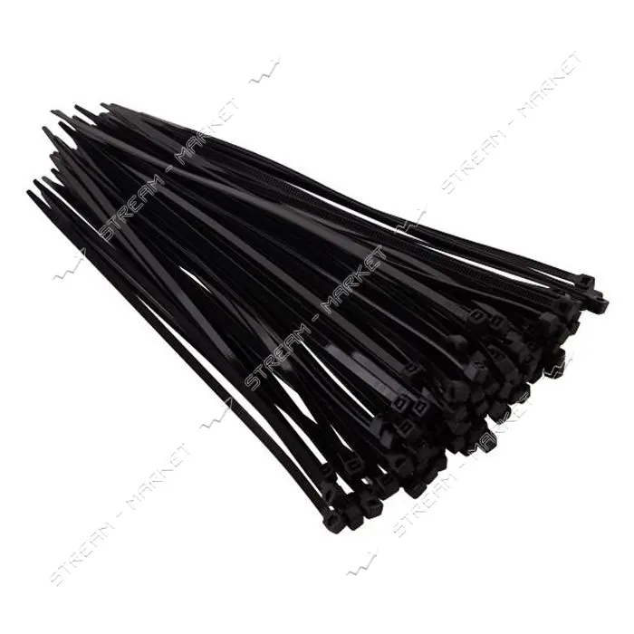 Кабельная стяжка INTERTOOL TC-3621 защелкивающаяся нейлоновая 3.6x200мм 100шт черный