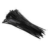 Кабельная стяжка INTERTOOL TC-7636 защелкивающаяся нейлоновая 7.6x350мм 100шт черный