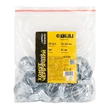 Хомут червячный оцинкованный Sigma 2511031 9мм d12-22мм 25шт                                        