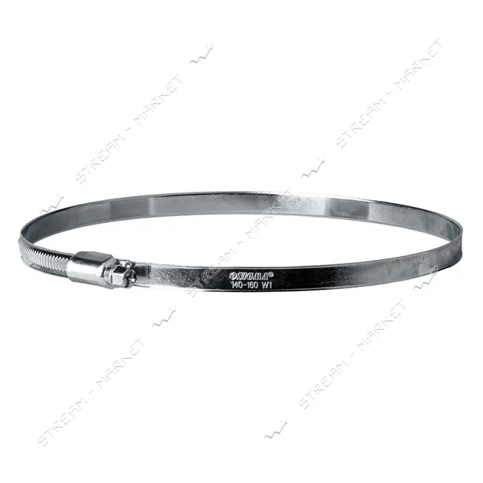 Хомут червячный оцинкованный Sigma 2511221 9мм d140-160мм 10шт                                      