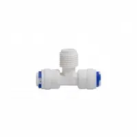 Тройник 1/4"QC-3/8"НР-1/4"QC DCC-007B                                                               