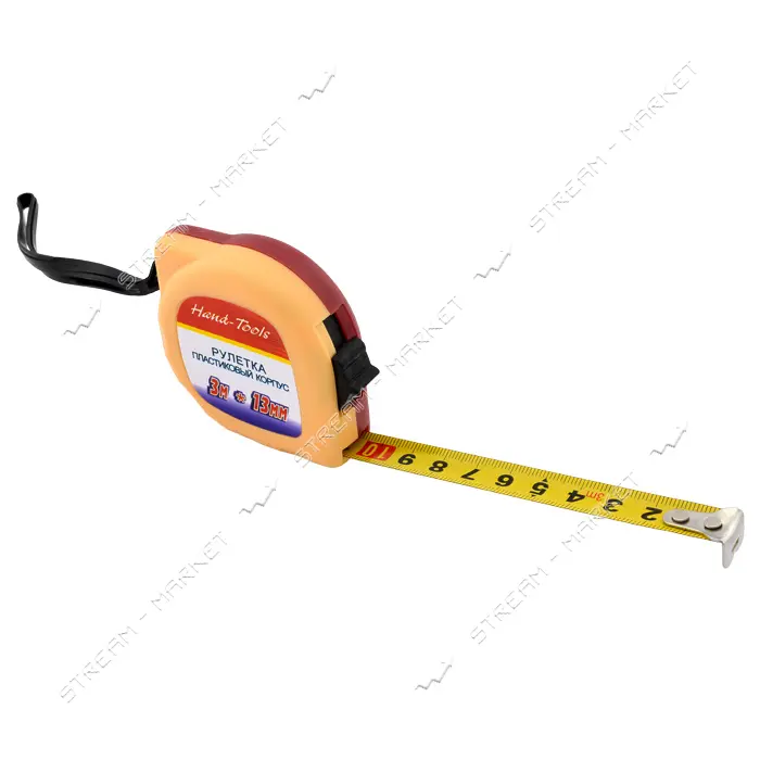 Рулетка H-Tools 7.5х25мм пластиковый корпус                                                         