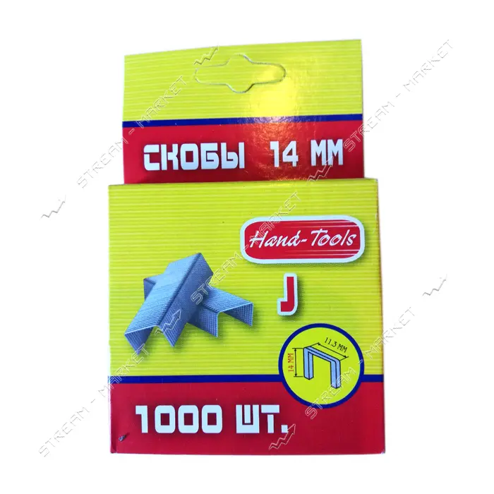 Скоба Hand-Tools 14мм каленная 1000шт                                                               