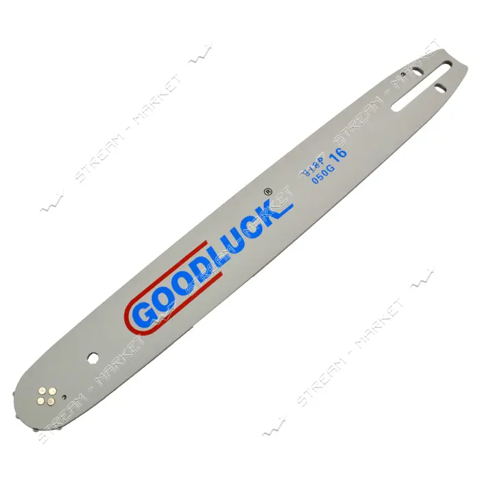 Шина для бензопилы Goodluck 38 см 15" 64 звена шаг 0.325 1.5мм Китай 4 заклепки