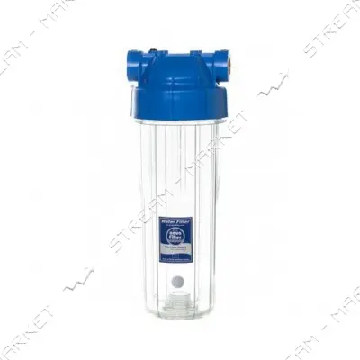 Фильтр магистральный AQUAFILTER FHPR34-В1-AQ 10" прозрачный натрубный 3/4"