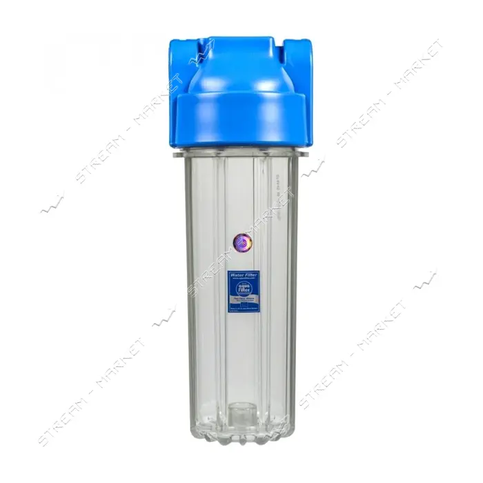 Фильтр магистральный AQUAFILTER FHPR34-HP1 10" прозрачный натрубный 3/4"                            