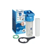 Фильтр магистральный AQUAFILTER-FHPR1 HP1 10" прозрачный натрубный 1"                               