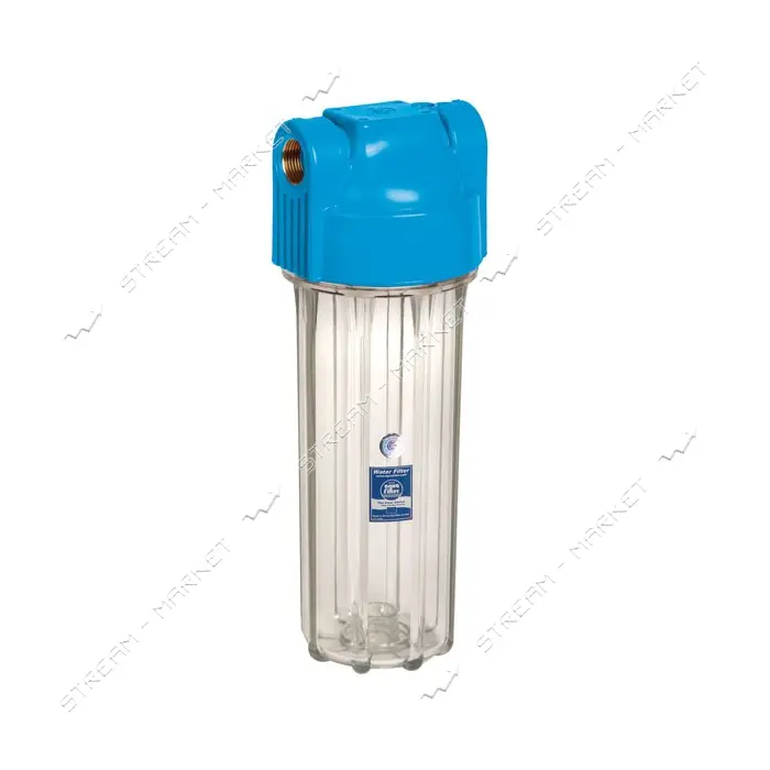 Фильтр магистральный AQUAFILTER-FHPR1 HP1 10" прозрачный натрубный 1"                               