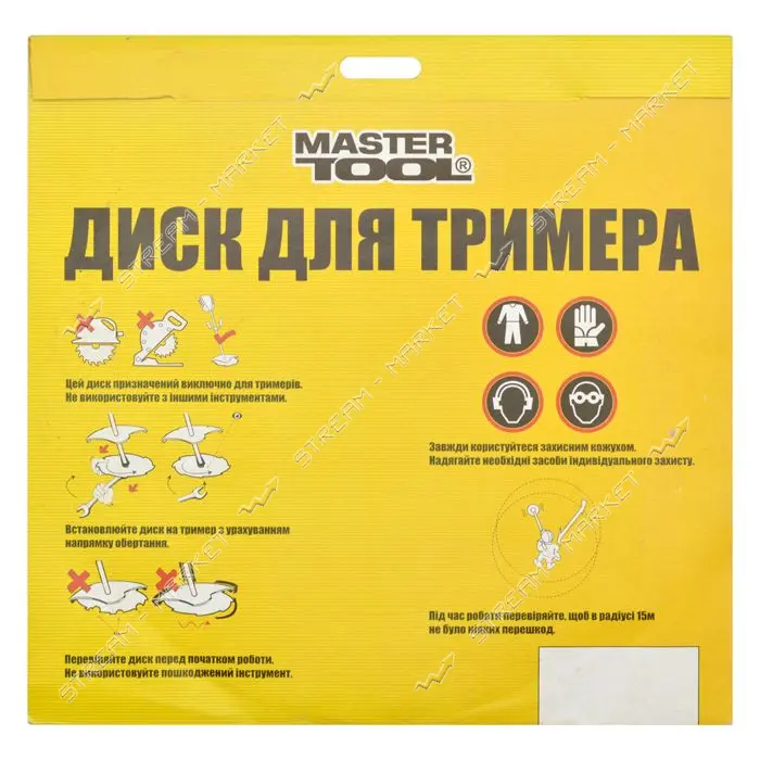 Диск для триммера Master-Tool 19-1913 10" 19Тх25.4