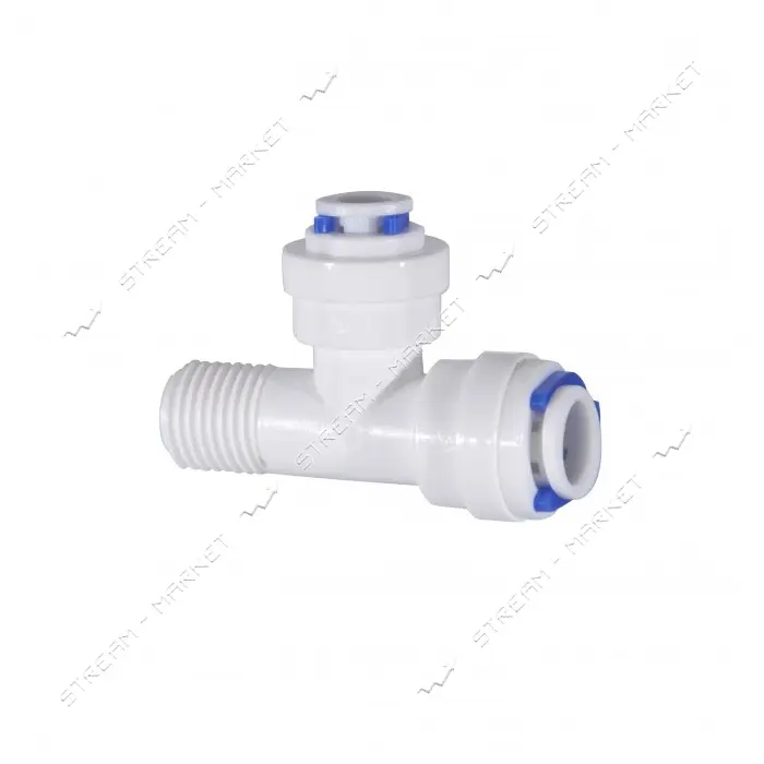 Тройник 3/8"HP-3/8"QC-3/8"QC DCC 008Е