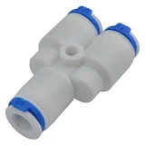 Тройник Y-образный двухходовой делитель потока QC-3/8-QC3/8-QC3/8 DCC-017B                          