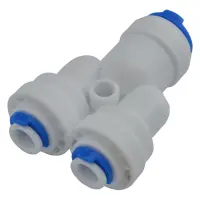 Тройник Y-образный двухходовой делитель потока 3/8"QC-1/4"QC-1/4QC DCC-017C                         