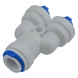 Тройник Y-образный двухходовой делитель потока 3/8"QC-1/4"QC-1/4QC DCC-017C