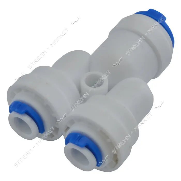 Тройник Y-образный двухходовой делитель потока 3/8"QC-1/4"QC-1/4QC DCC-017C