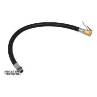 Шланг к пистолету для подкачки колес Mastertool 81-8759 80см с наконечником                         