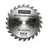Диск пильний по дереву Apro 830169 190х20х24T                                                       