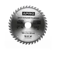 Диск пильний по дереву Apro 830175 190х32х40T                                                       