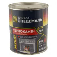 Жаростойкая краска Термокамин КО-818 0.7кг черная                                                   