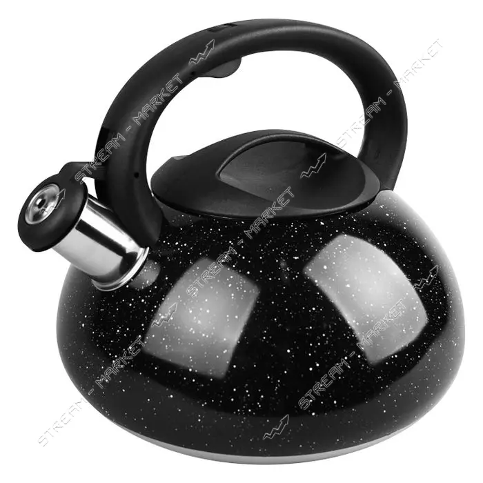 Чайник со свистком Maestro MR-1316-BLACK 3л для всех типов поверхностей