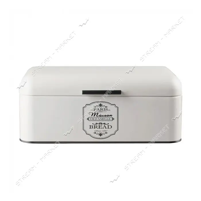 Хлебница Maestro MR-1771 42х24,8х16,5 см корпус металлический белая