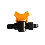 Кран Aquapulse AD 6107 с зажимом и отводом Dn 16