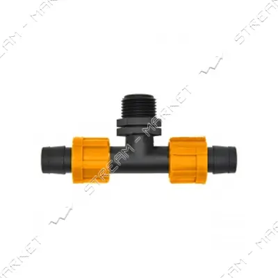 Тройник Aquapulse AD 5112 для капельной ленты Dn 17х1/2"