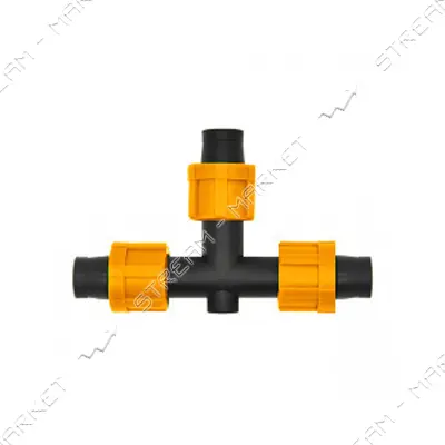Тройник Aquapulse AD 5116 для капельной ленты Dn 17