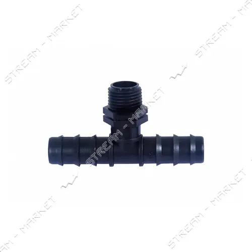 Тройник Aquapulse AD 7211 для капельной трубки Dn16 с наружной резьбой 1/2"