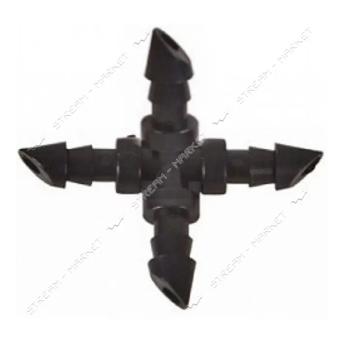 Соединение Aquapulse AD 7204 крестовое 1/4" для капельной трубки                                    