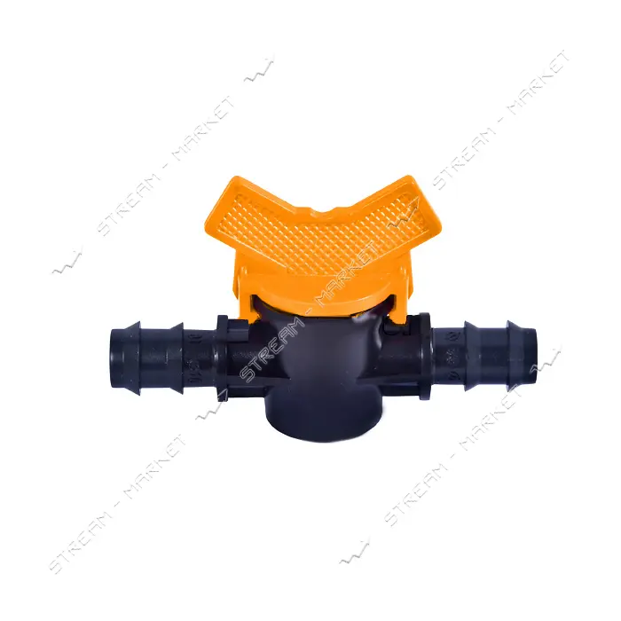 Кран проходной Aquapulse AD 6101 для капельной трубки Dn 16                                         