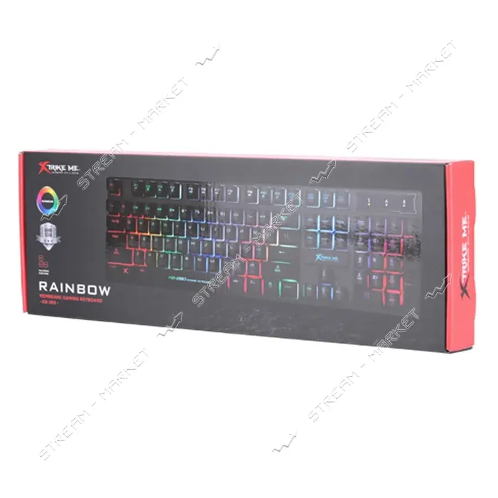 Клавиатура Xtrike KB-280 EN Wired keyboard черная                                                   