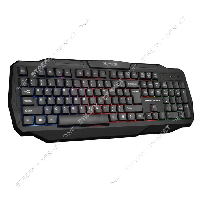 Клавиатура Xtrike KB-302 BK Wired keyboard черная                                                   