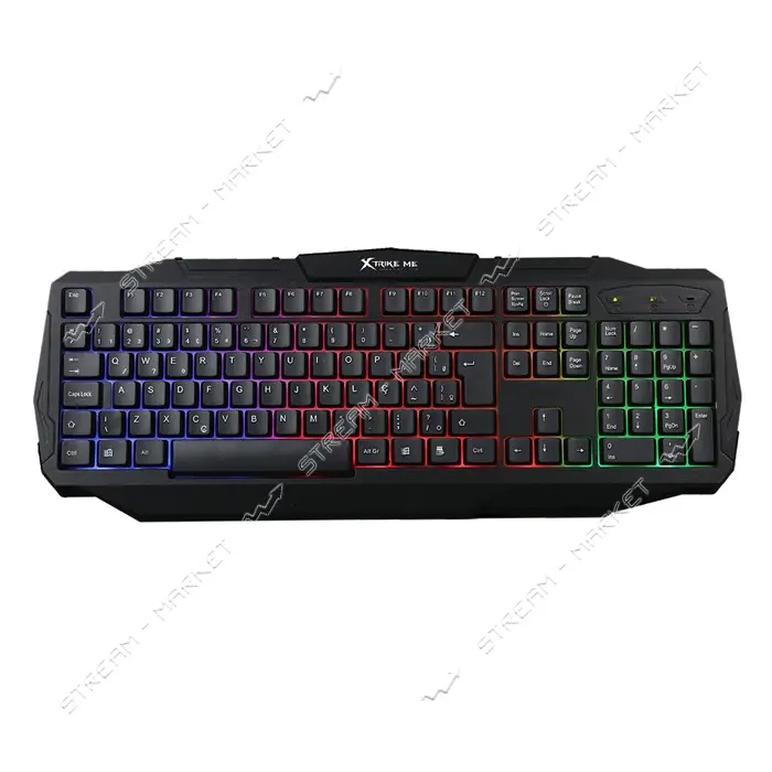Клавиатура Xtrike KB-302 BK Wired keyboard черная                                                   