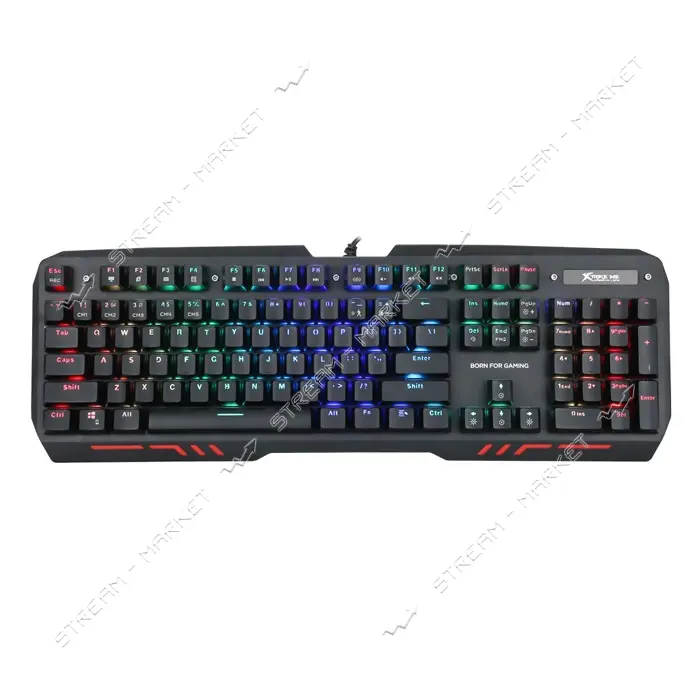 Клавиатура Xtrike GK-907 BK Wired keyboard черная