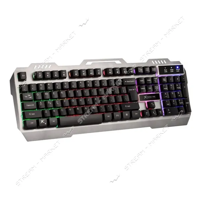 Клавиатура Xtrike KB-705 RGB Wired keyboard черная