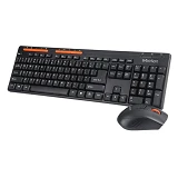 Клавиатура и мышка Meetion MT-4100 Wireless Keyboard черная