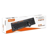 Клавиатура и мышка Meetion MT-4100 Wireless Keyboard черная