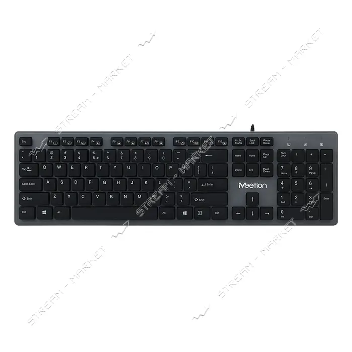 Клавиатура Meetion MT-K841 Wired keyboard черная                                                    